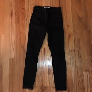 Black ripped top shop “Jamie Moro” Jeans